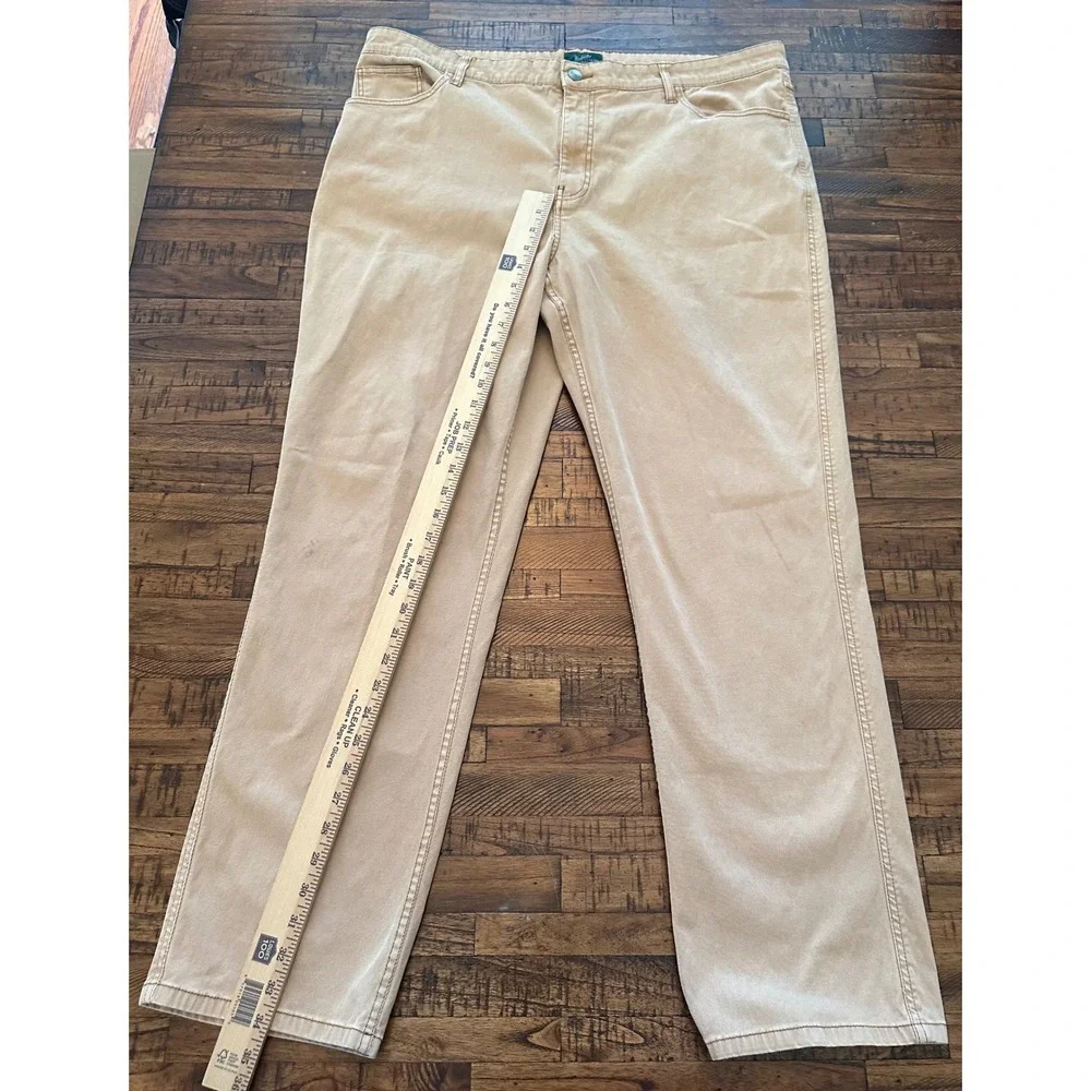 Woolrich Mens Tan Canvas Carpenter Pants 40x32 Work Utility Casual‎